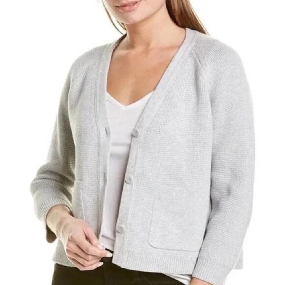 J. Crew Light Gray Women's Cardigan Sweater